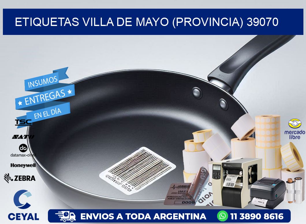 ETIQUETAS VILLA DE MAYO (PROVINCIA) 39070
