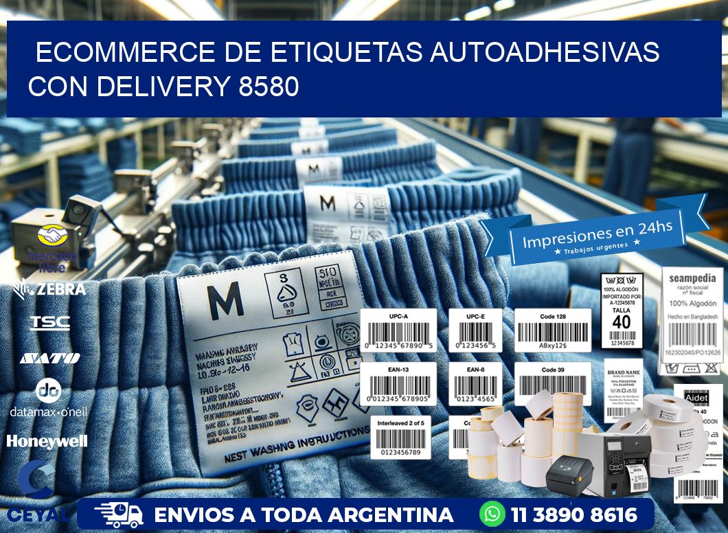 Ecommerce de Etiquetas Autoadhesivas con Delivery 8580