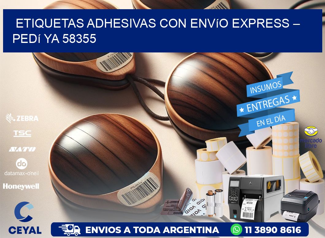 Etiquetas Adhesivas con Envío Express – Pedí Ya 58355