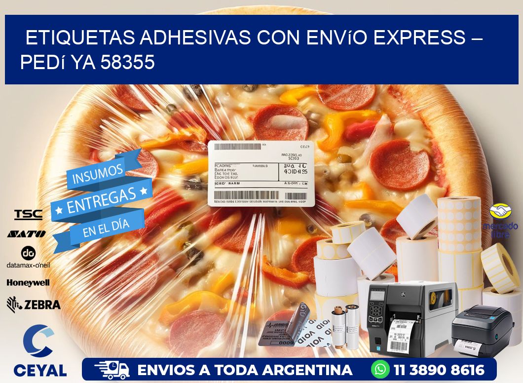Etiquetas Adhesivas con Envío Express – Pedí Ya 58355