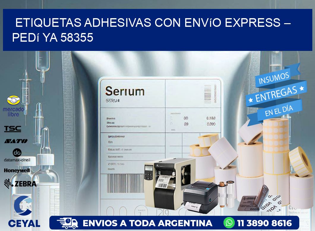 Etiquetas Adhesivas con Envío Express – Pedí Ya 58355