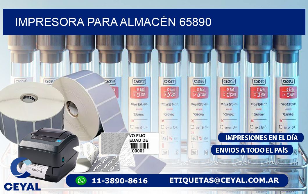 IMPRESORA PARA ALMACÉN 65890