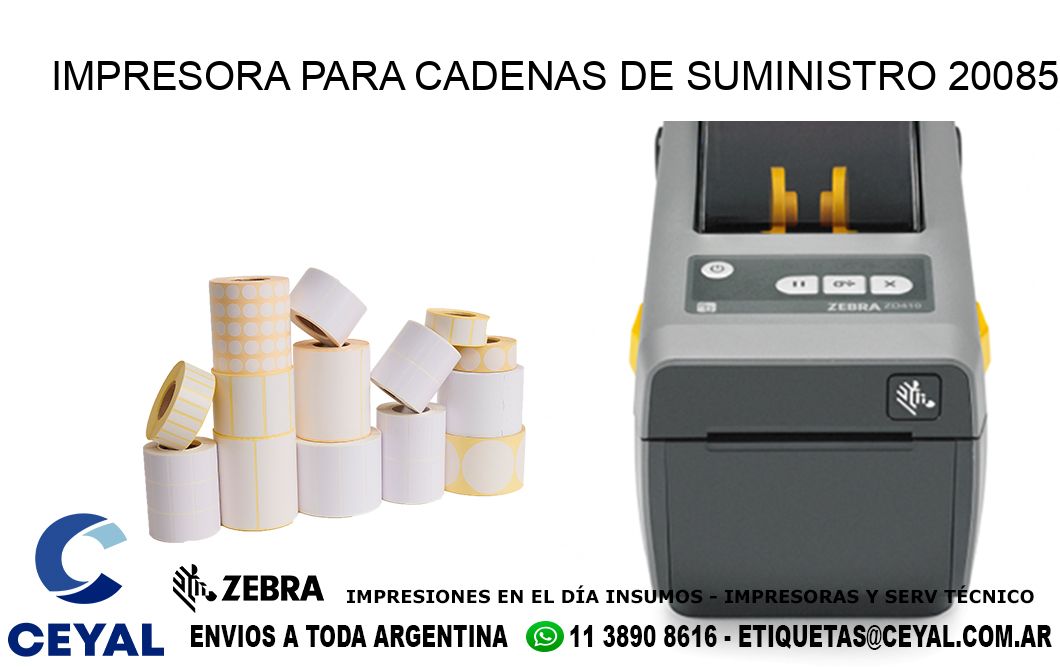 IMPRESORA PARA CADENAS DE SUMINISTRO 20085