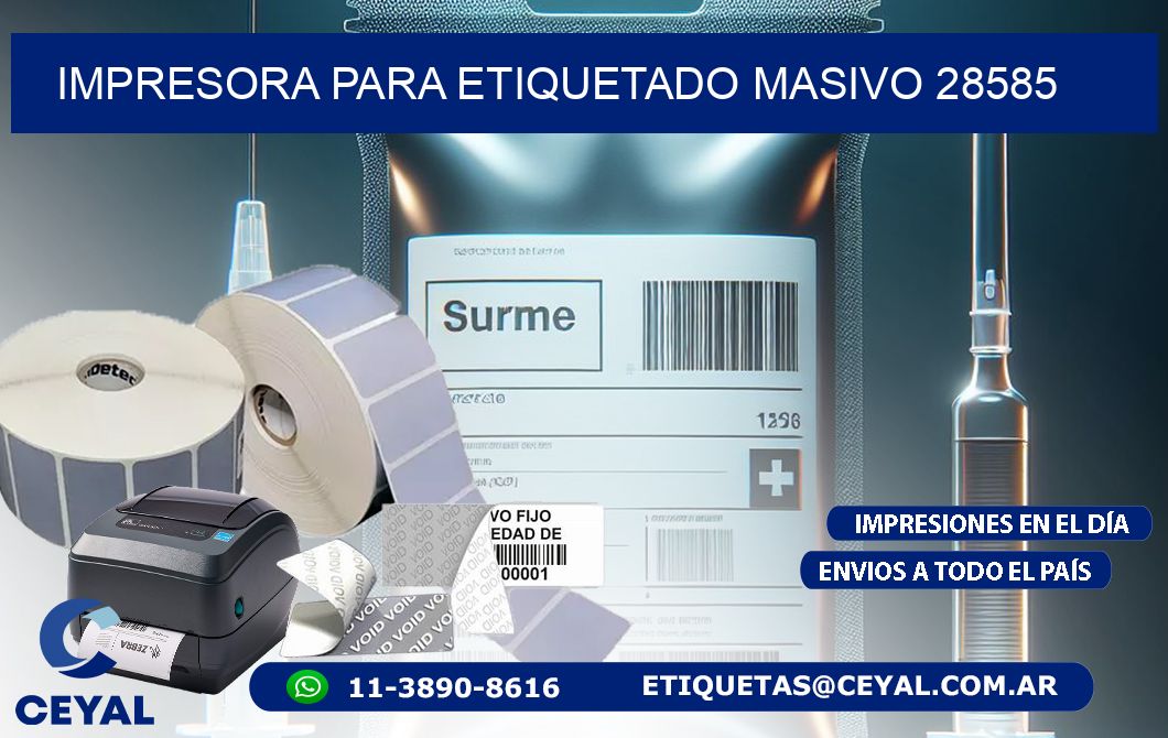 IMPRESORA PARA ETIQUETADO MASIVO 28585