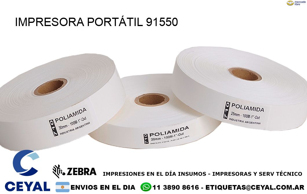 IMPRESORA PORTÁTIL 91550