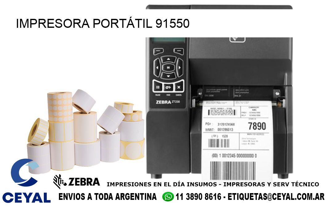 IMPRESORA PORTÁTIL 91550