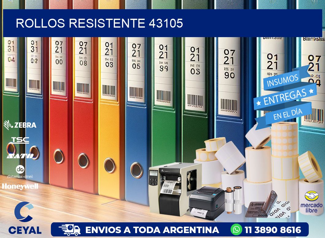 ROLLOS RESISTENTE 43105