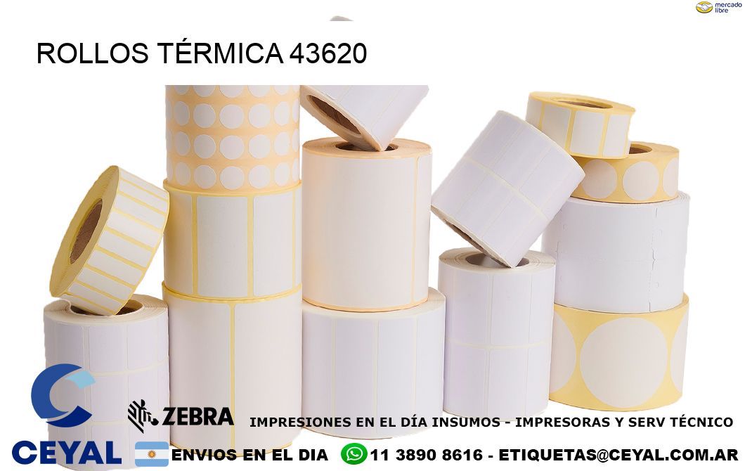 ROLLOS TÉRMICA 43620