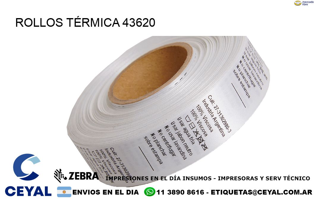 ROLLOS TÉRMICA 43620