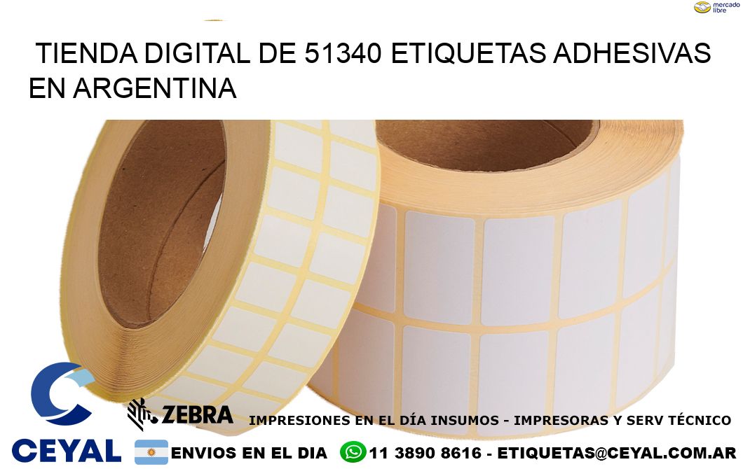 Tienda Digital de 51340 Etiquetas Adhesivas en Argentina