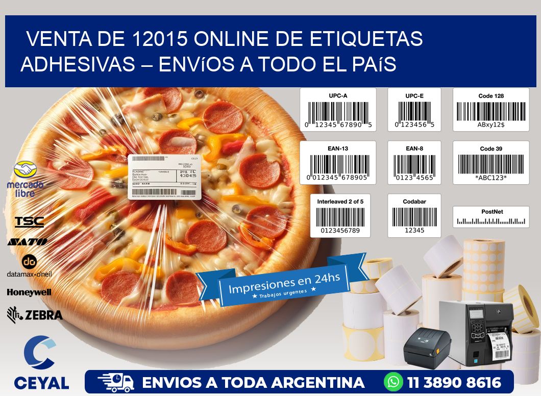 Venta de 12015 Online de Etiquetas Adhesivas – Envíos a Todo el País