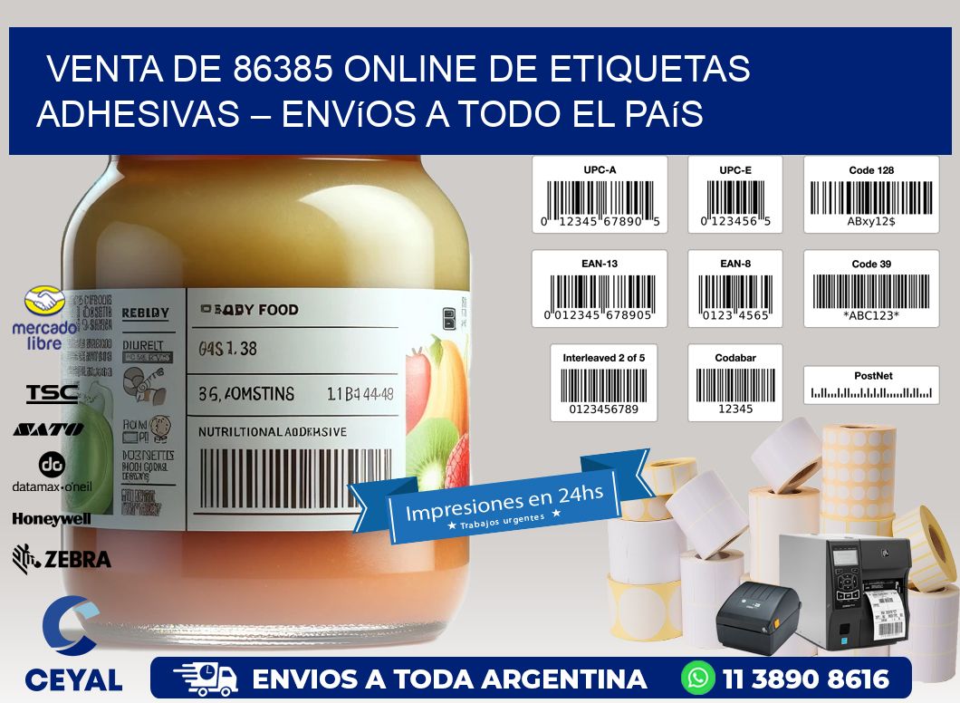 Venta de 86385 Online de Etiquetas Adhesivas – Envíos a Todo el País