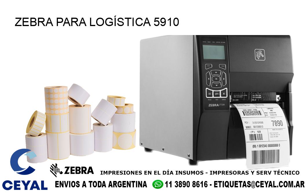 ZEBRA PARA LOGÍSTICA 5910