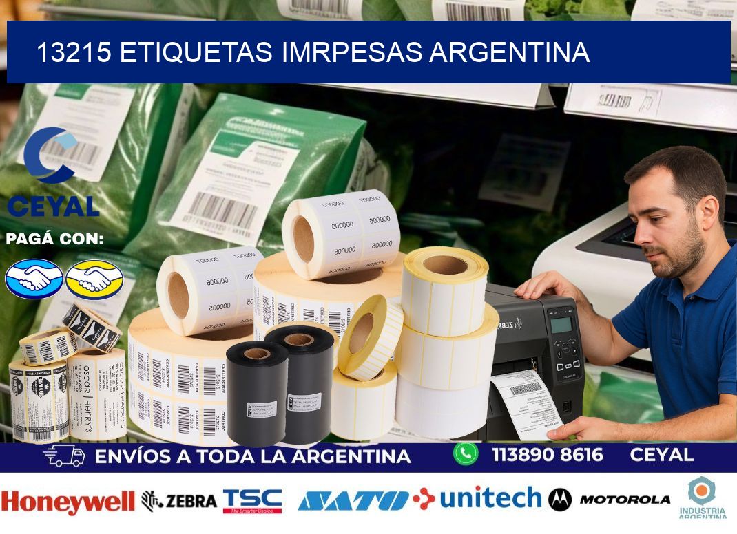 13215 etiquetas imrpesas argentina