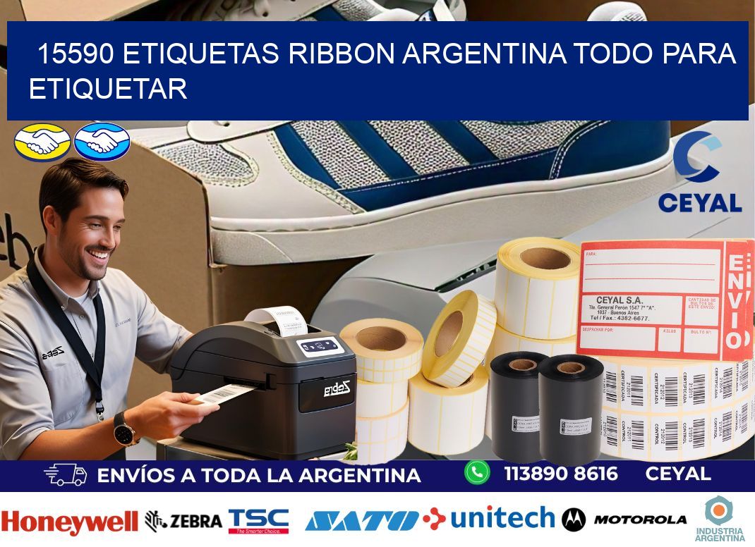 15590 etiquetas ribbon argentina TODO PARA ETIQUETAR