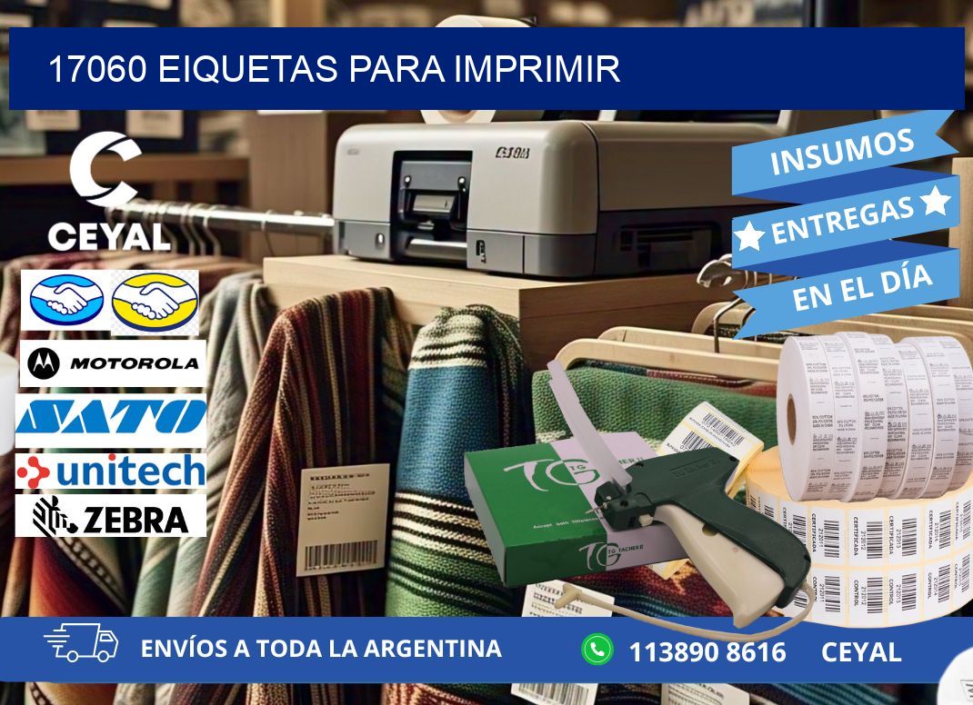 17060 EIQUETAS PARA IMPRIMIR
