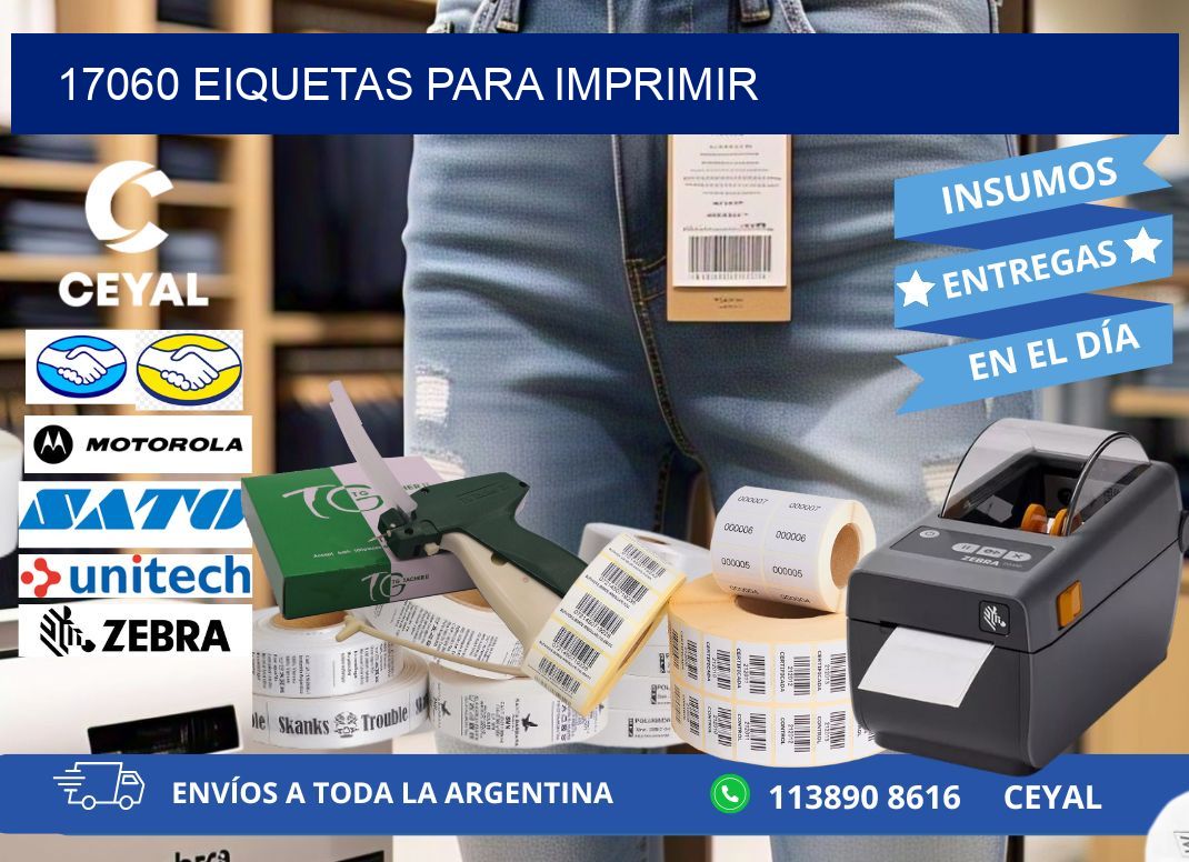 17060 EIQUETAS PARA IMPRIMIR