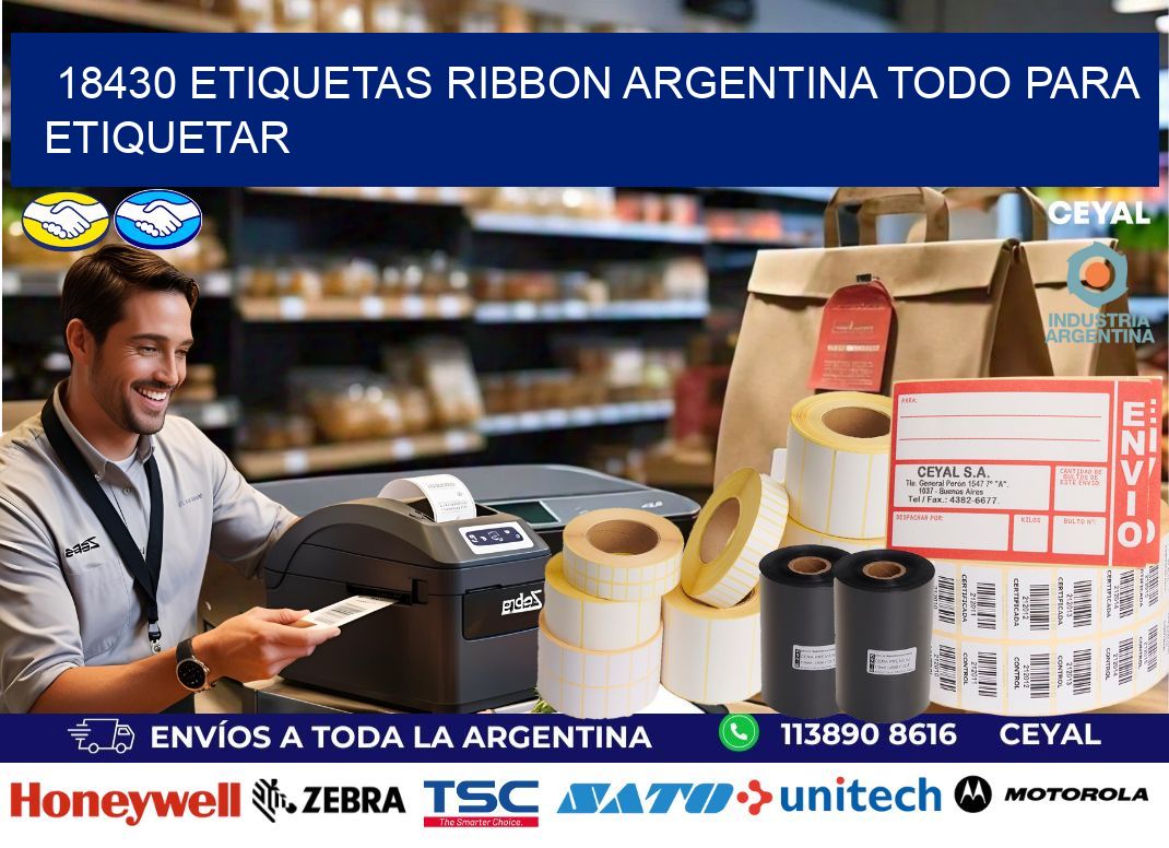 18430 etiquetas ribbon argentina TODO PARA ETIQUETAR