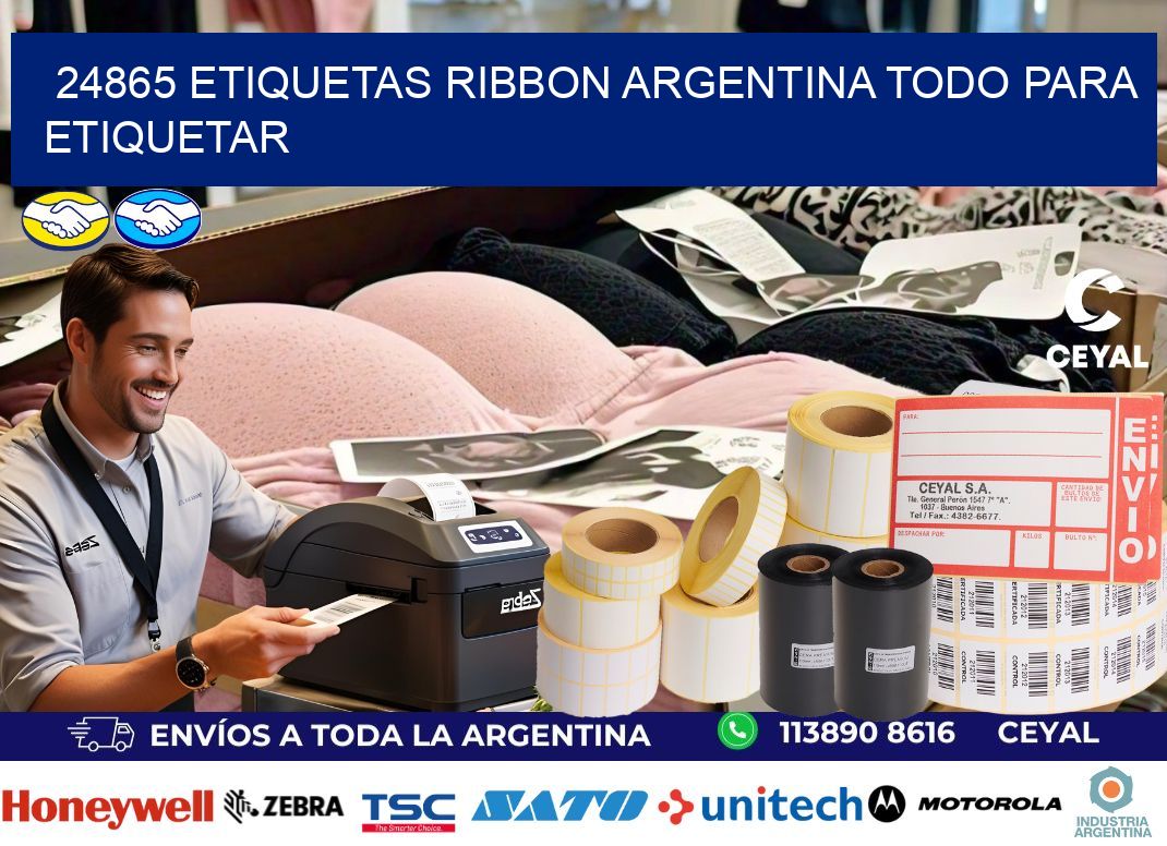 24865 etiquetas ribbon argentina TODO PARA ETIQUETAR