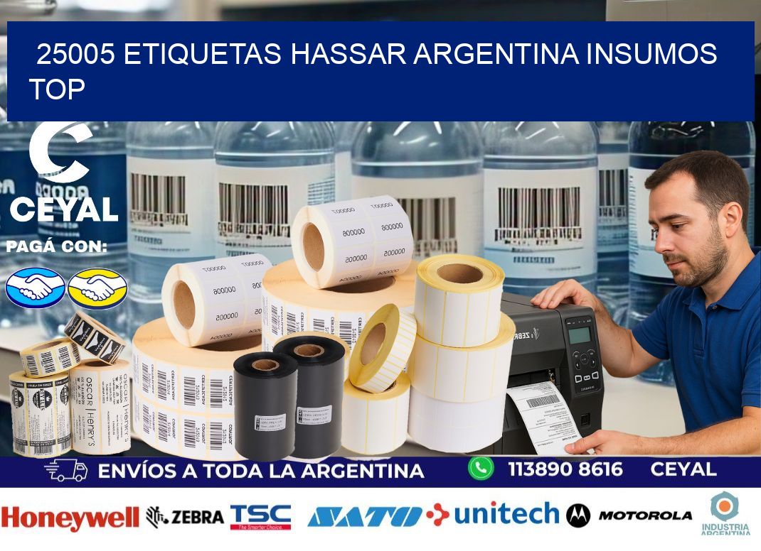 25005 etiquetas hassar argentina INSUMOS TOP