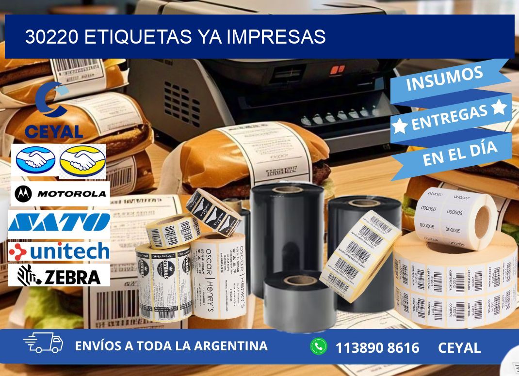 30220 ETIQUETAS YA IMPRESAS