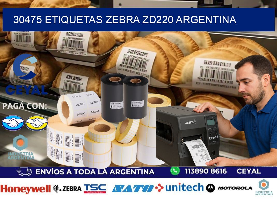 30475 etiquetas zebra zd220 argentina