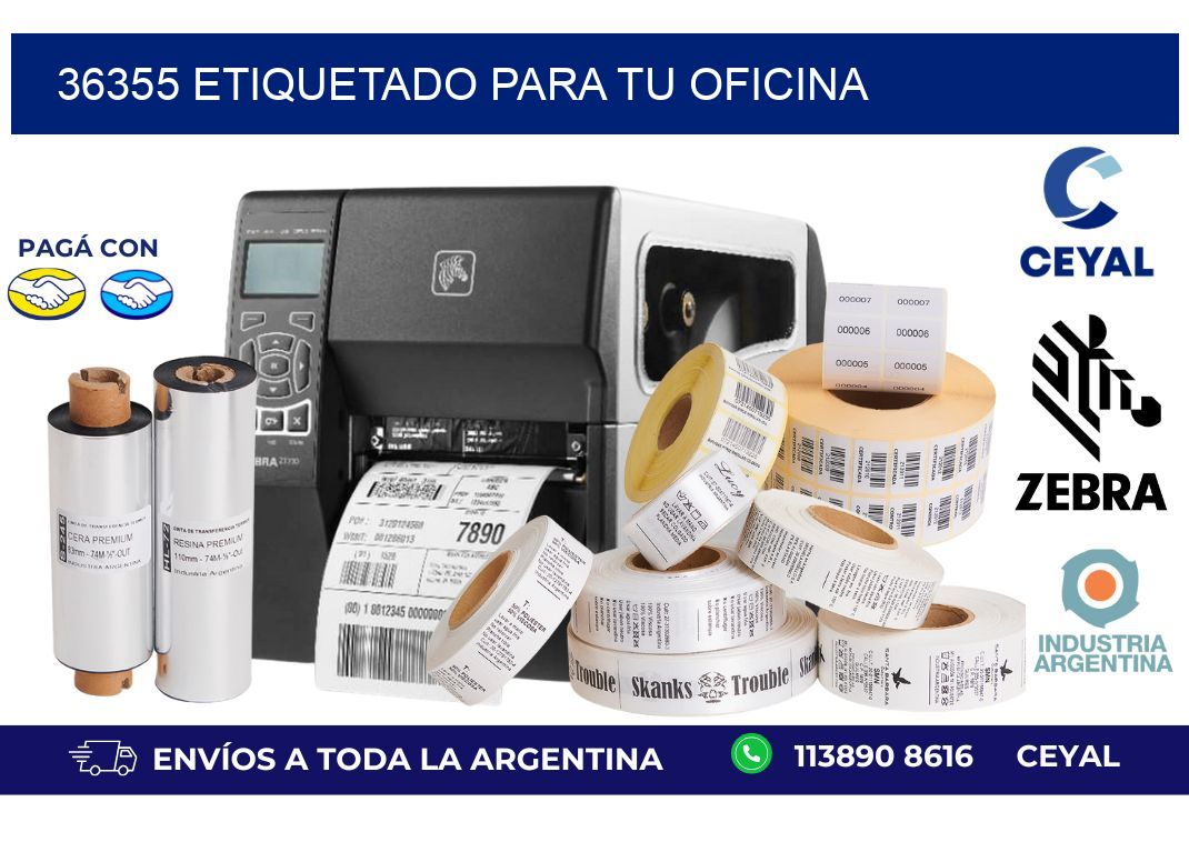 36355 ETIQUETADO PARA TU OFICINA