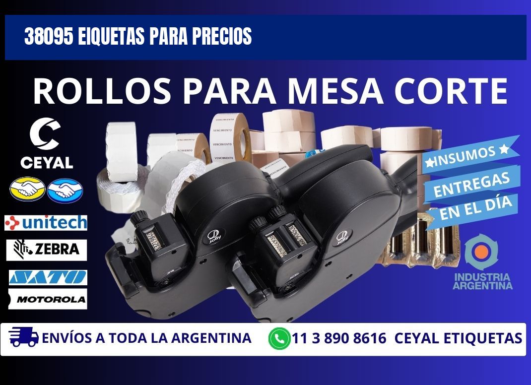 38095 EIQUETAS PARA PRECIOS