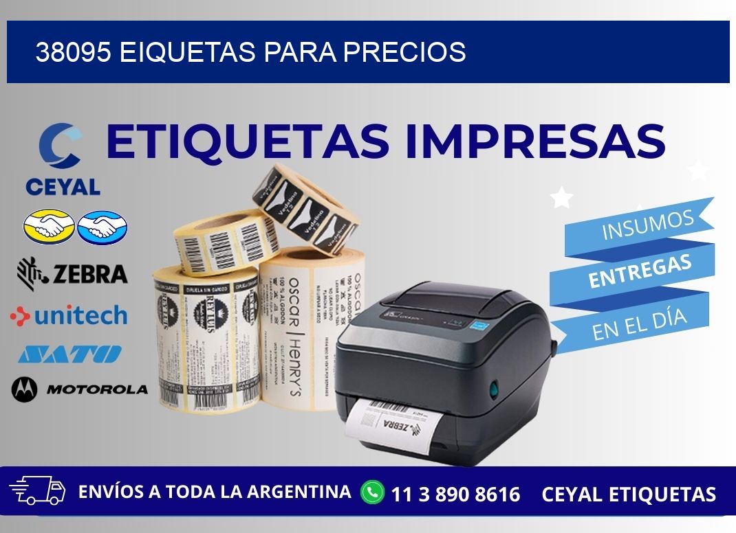 38095 EIQUETAS PARA PRECIOS