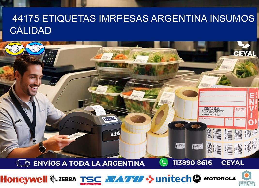 44175 etiquetas imrpesas argentina INSUMOS CALIDAD