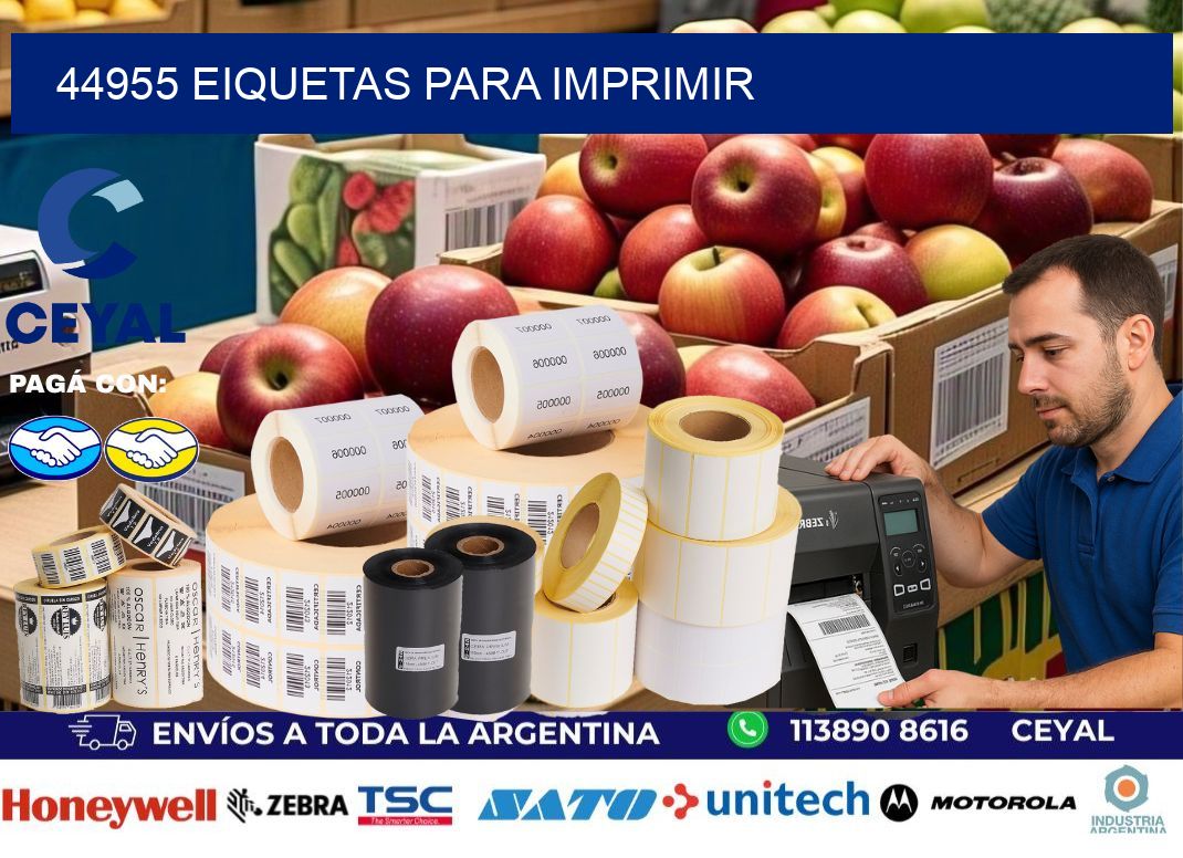 44955 EIQUETAS PARA IMPRIMIR