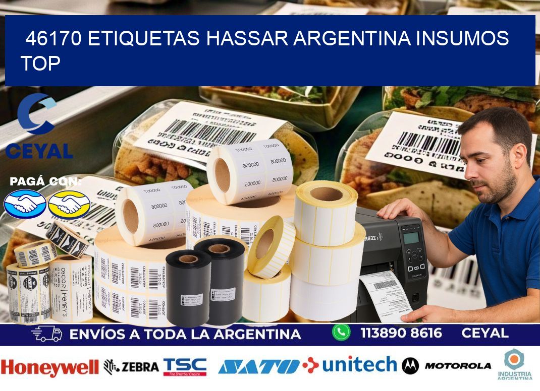 46170 etiquetas hassar argentina INSUMOS TOP