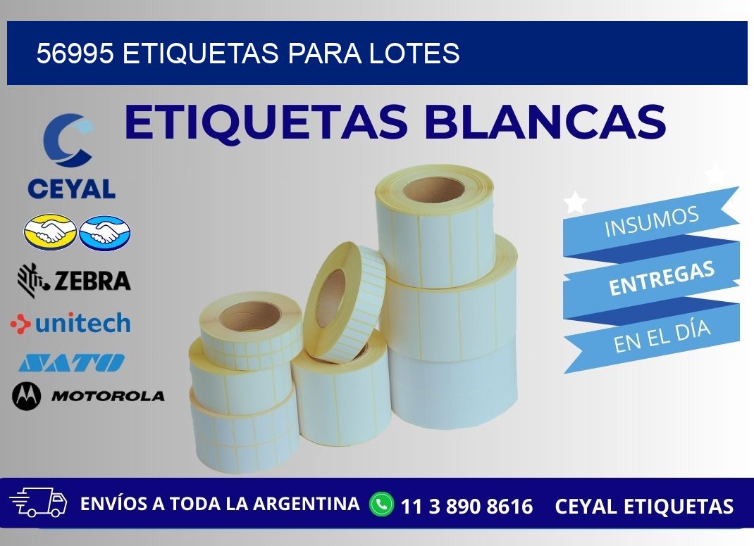 56995 ETIQUETAS PARA LOTES