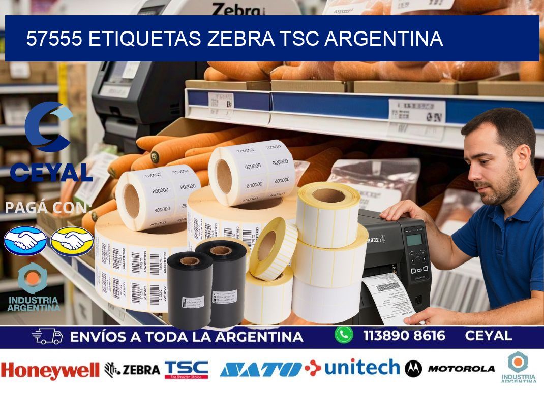 57555 etiquetas zebra tsc argentina