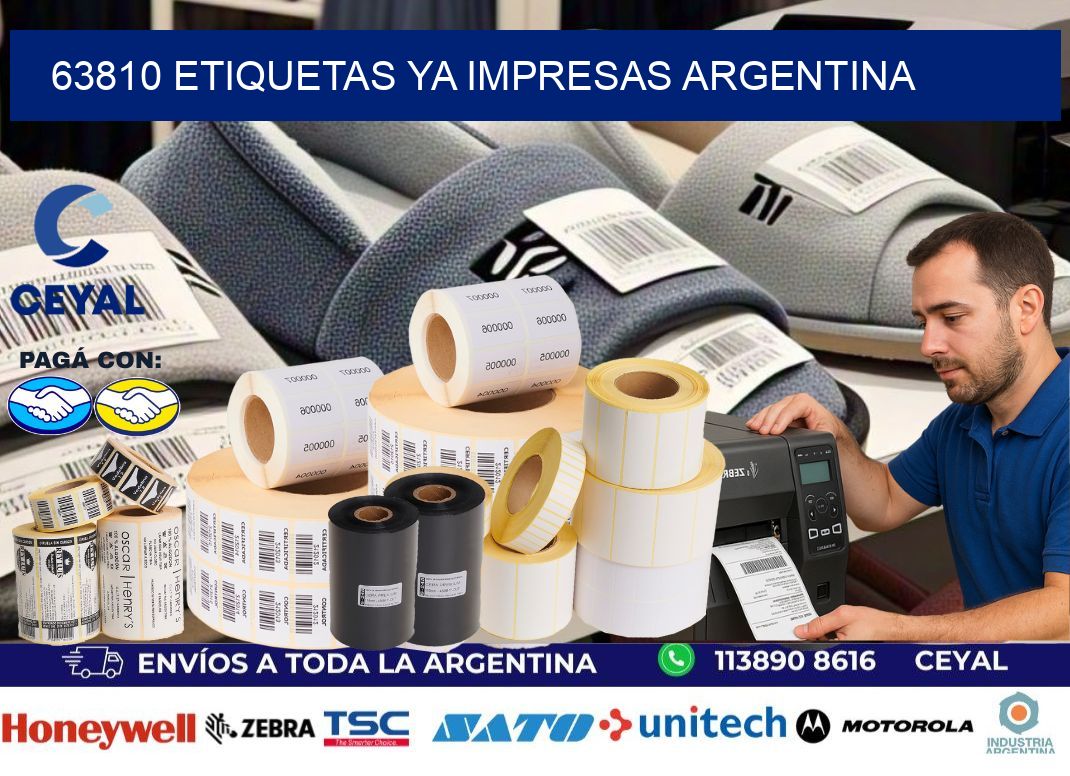 63810 ETIQUETAS YA IMPRESAS ARGENTINA