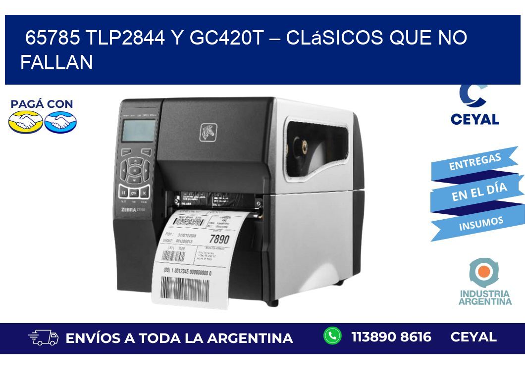 65785 TLP2844 y GC420T – Clásicos que No Fallan