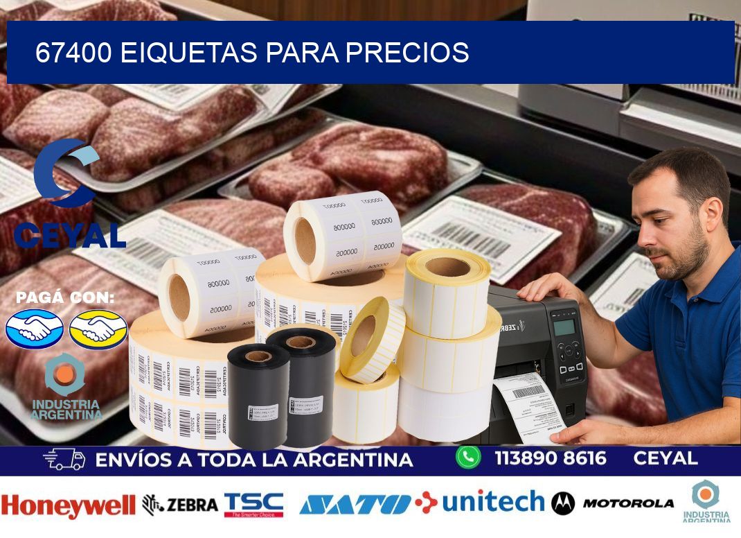 67400 EIQUETAS PARA PRECIOS