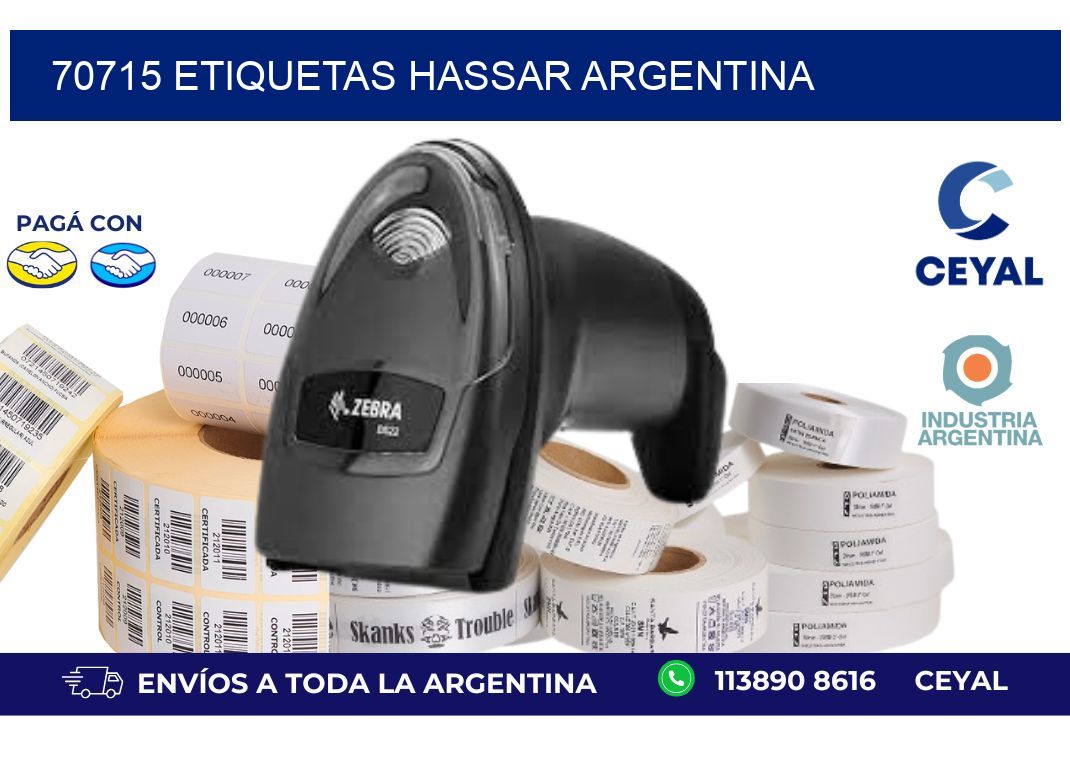 70715 etiquetas hassar argentina