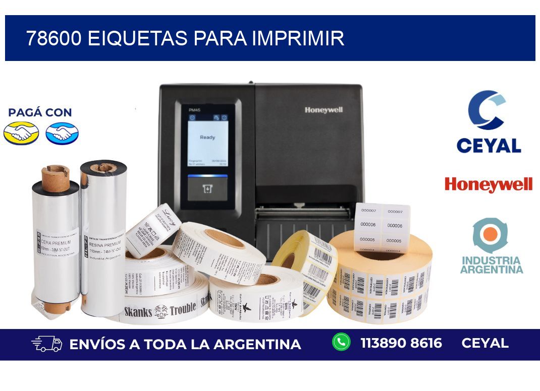 78600 EIQUETAS PARA IMPRIMIR
