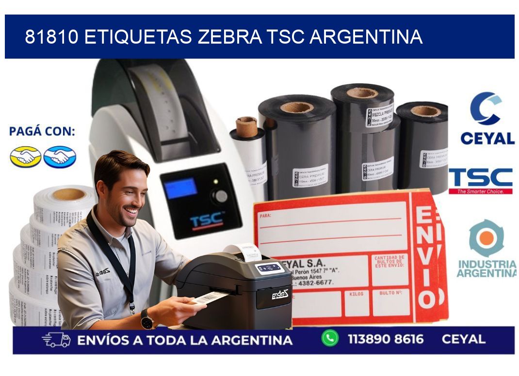 81810 etiquetas zebra tsc argentina