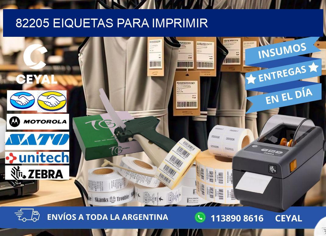 82205 EIQUETAS PARA IMPRIMIR