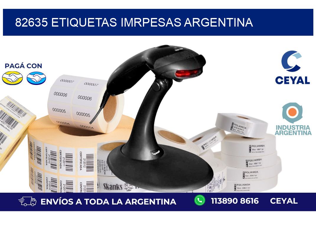 82635 etiquetas imrpesas argentina