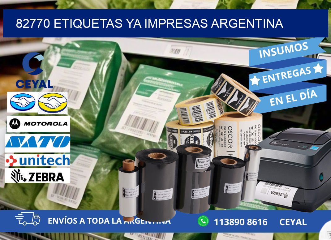 82770 ETIQUETAS YA IMPRESAS ARGENTINA
