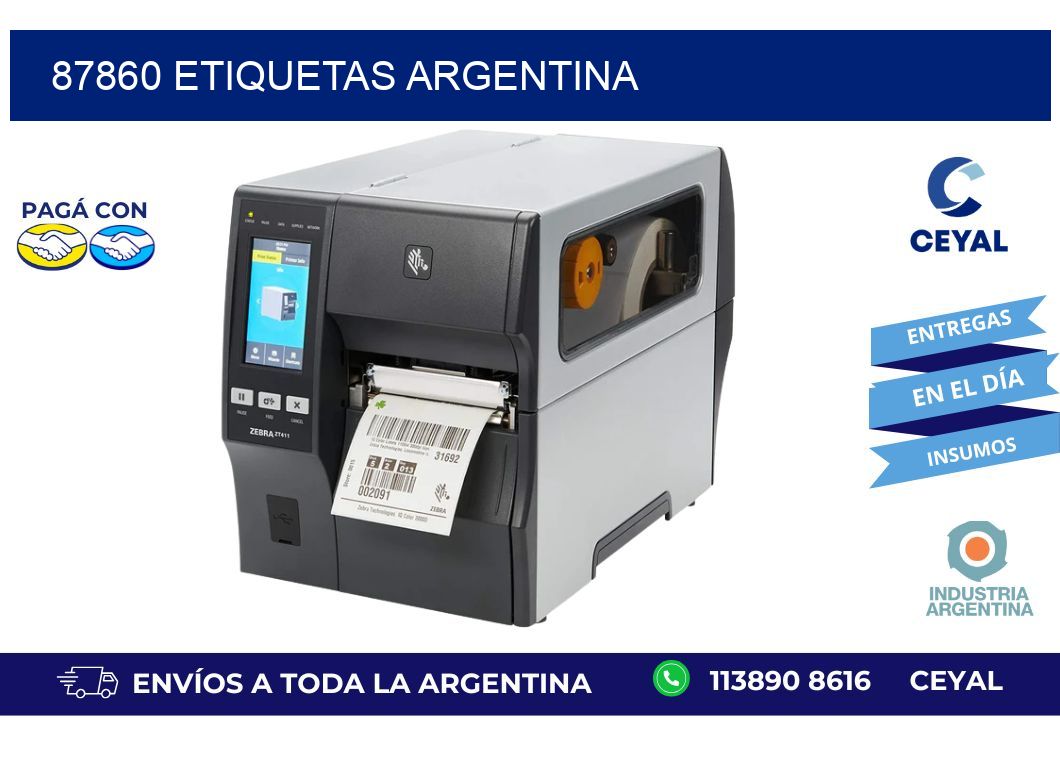 87860 etiquetas argentina