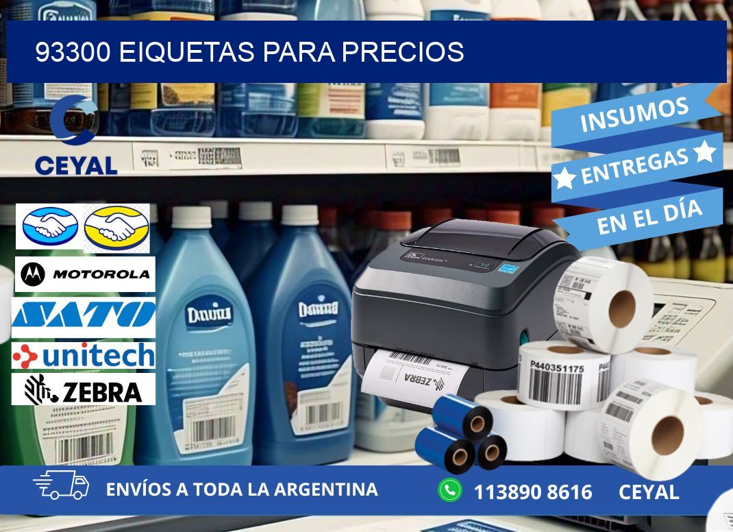 93300 EIQUETAS PARA PRECIOS