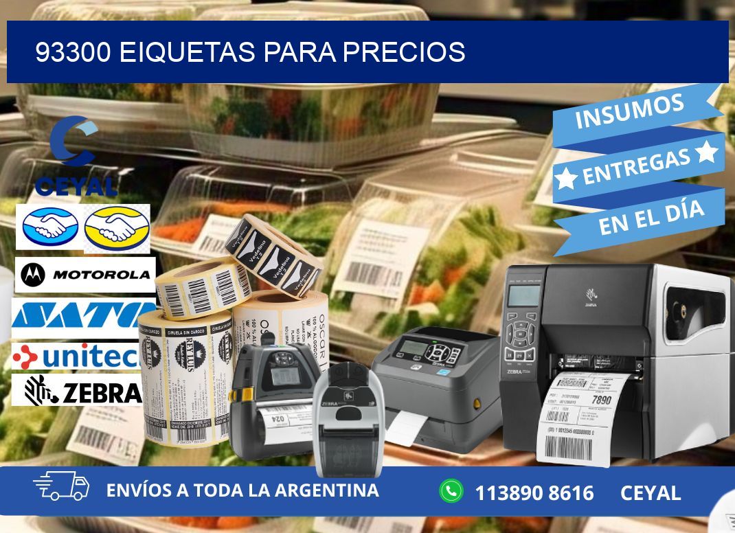 93300 EIQUETAS PARA PRECIOS