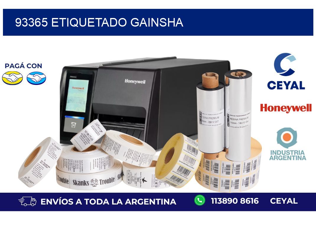 93365 ETIQUETADO GAINSHA