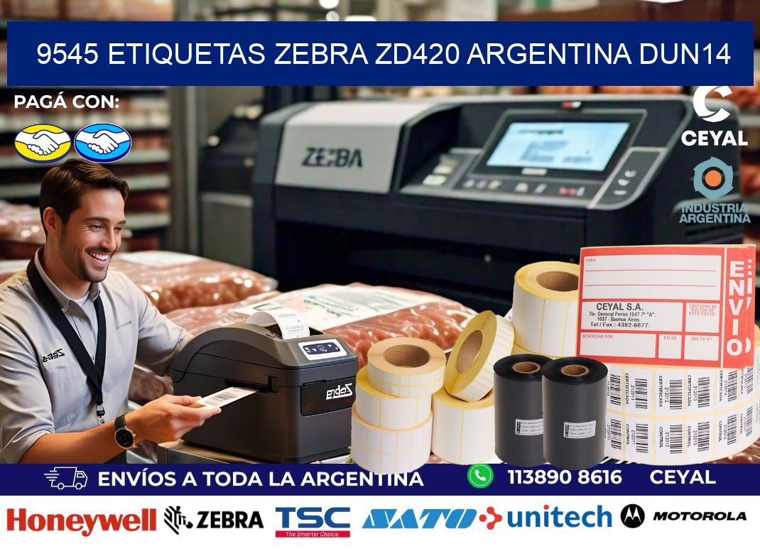9545 etiquetas zebra zd420 argentina DUN14