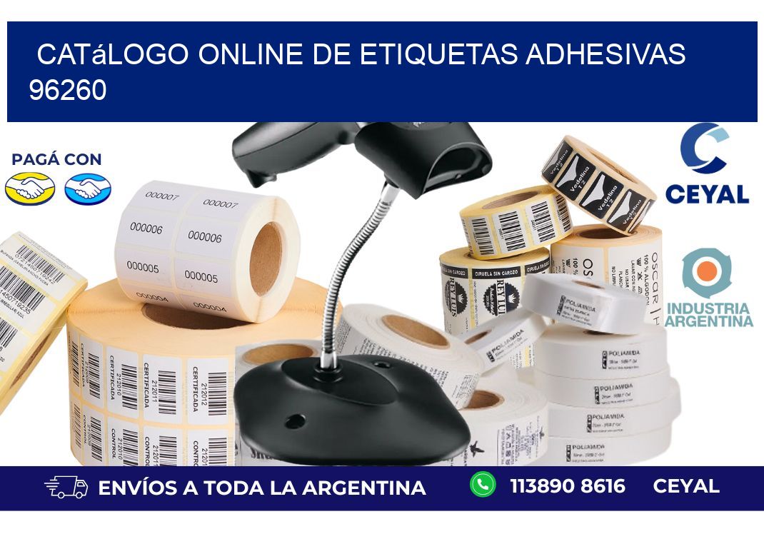Catálogo Online de Etiquetas Adhesivas 96260