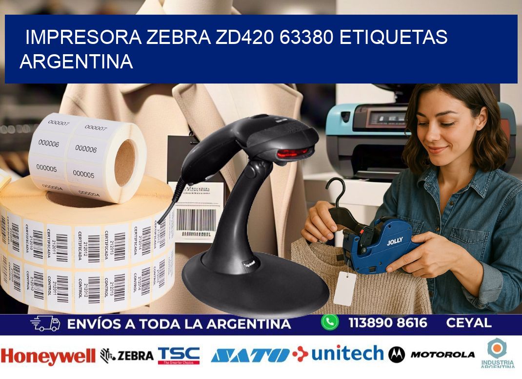 Impresora zebra zd420 63380 etiquetas argentina